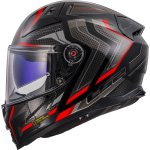 CASCO LS2 FF811 VECTOR II ALIZER BLACK RED