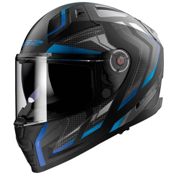 CASCO LS2 FF811 VECTOR II ALIZER MATT BLACK BLUE