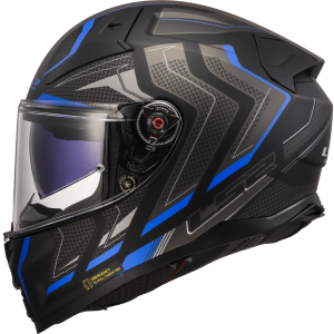 CASCO LS2 FF811 VECTOR II ALIZER MATT BLACK BLUE