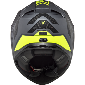 CASCO LS2 FF811 VECTOR II SPLITTER MATT TITANIUM HI VIS YELLOW