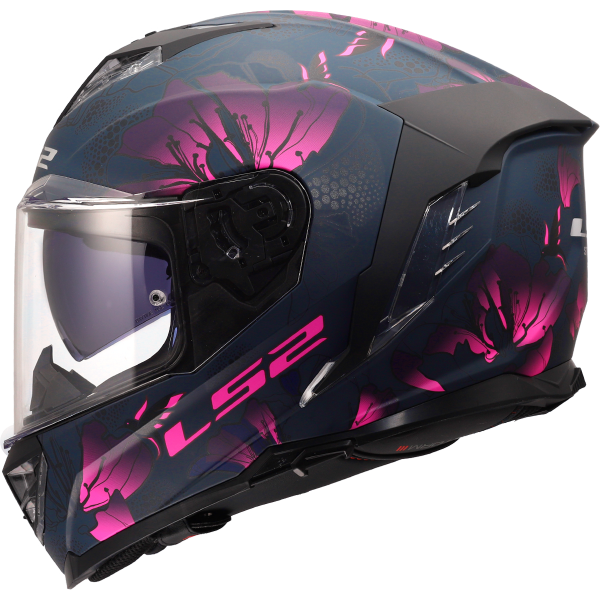 CASCO LS2 FF818 STORM III BURST BLACK PINK