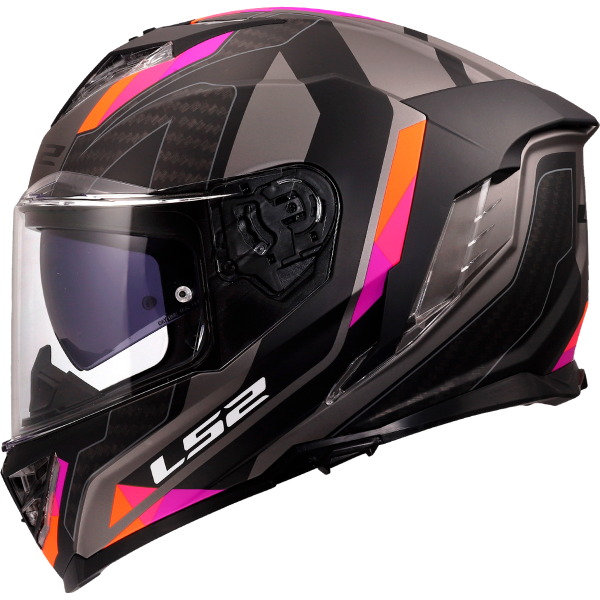 CASCO LS2 FF818 STORM III SPORTY GREY PURPLE