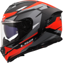 CASCO LS2 FF818 STORM III KOMAI BLACK RED