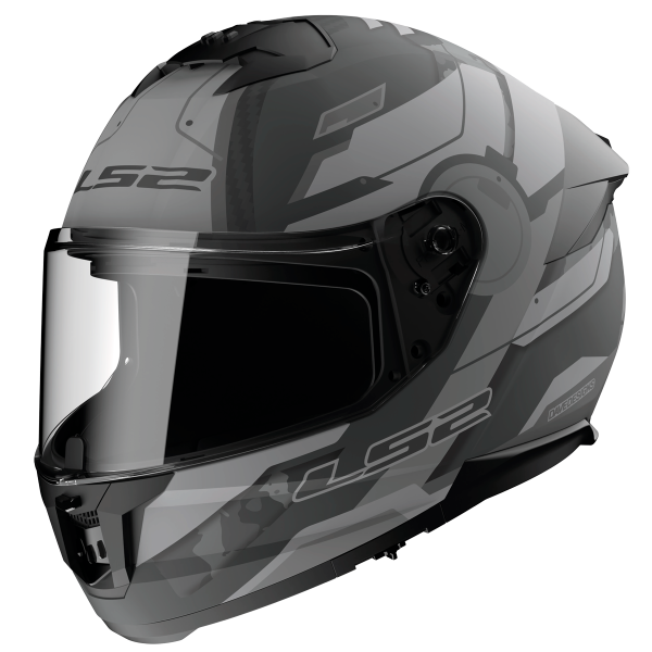 CASCO LS2 FF808 STREAM II SHADOW MATT TITANIUM GREY