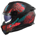 CASCO LS2 FF808 STREAM II JUNGLE MATT BLACK PINK BLUE
