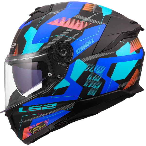 CASCO LS2 FF808 STREAM II MIKA BLACK BLUE