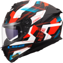 CASCO LS2 FF808 STREAM II MIKA WHITE BLUE RED