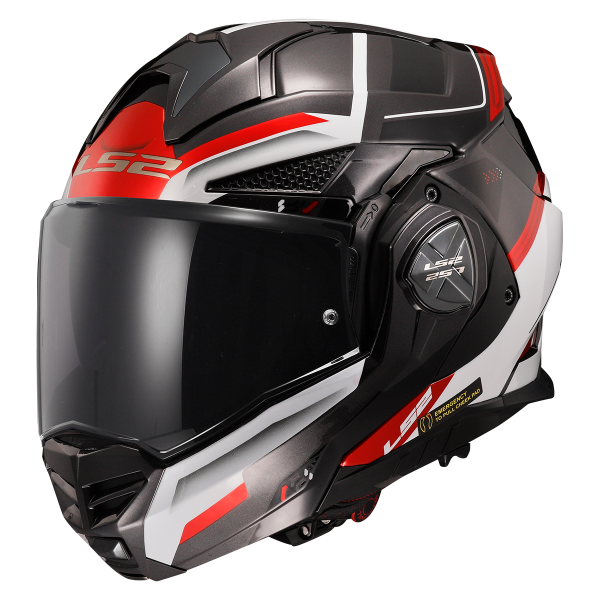 CASCO LS2 FF901 ADVANT X SPECTRUM BLACK WHITE RED