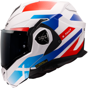 CASCO LS2 FF901 ADVANT X NOVA WHITE BLUE RED
