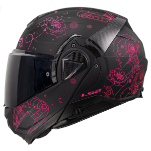 CASCO LS2 FF910 ADVANT II SOPHIA BLACK PINK