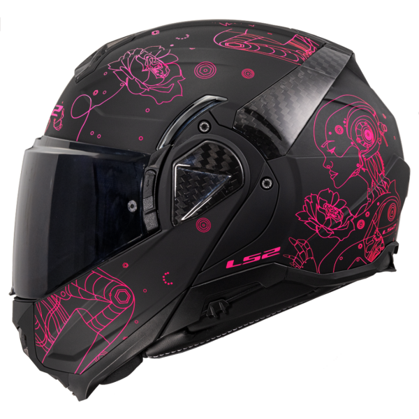 CASCO LS2 FF910 ADVANT II SOPHIA BLACK PINK