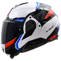 CASCO LS2 FF910 ADVANT II TRIPLE WHITE BLUE RED