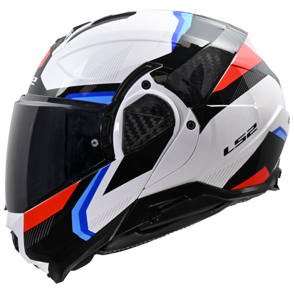 CASCO LS2 FF910 ADVANT II TRIPLE WHITE BLUE RED