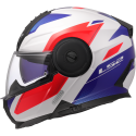 CASCO LS2 FF902 SCOPE II DURIA WHITE BLUE RED