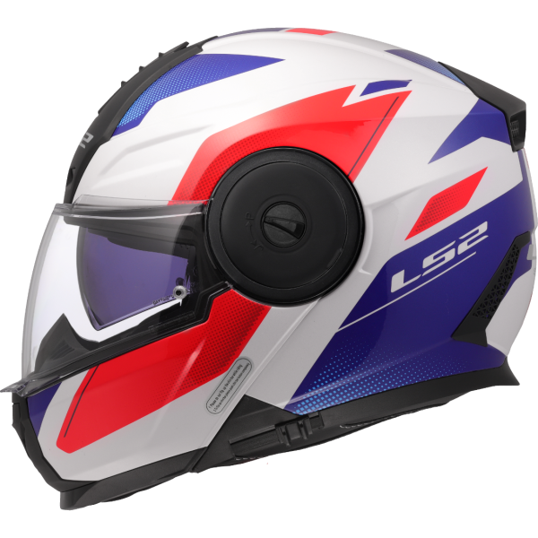 CASCO LS2 FF902 SCOPE II DURIA WHITE BLUE RED