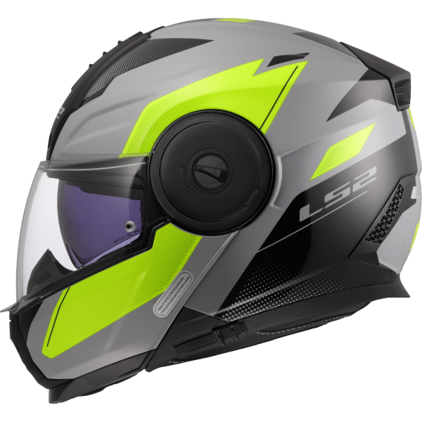 CASCO LS2 FF902 SCOPE II DURIA GREY HI VIS YELLOW