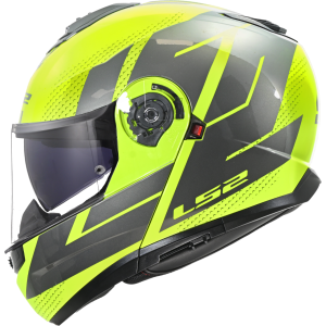 CASCO LS2 FF908 STROBE II CODE HI VIS YELLOW GREY