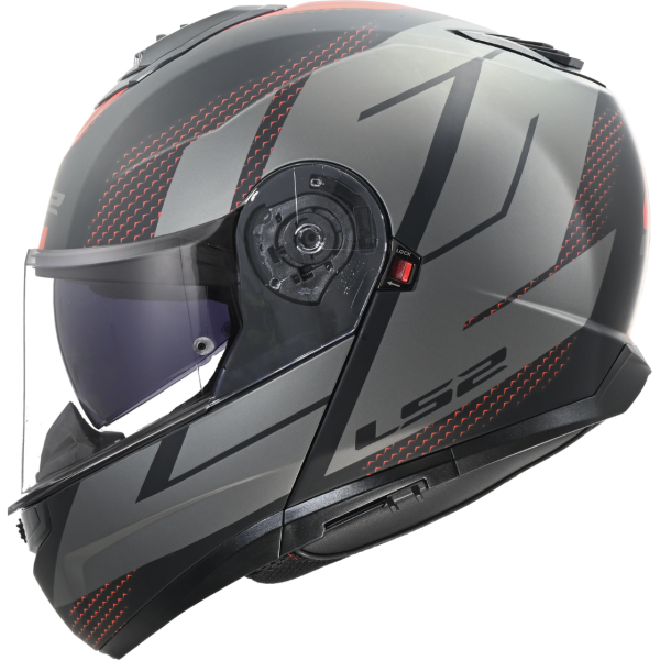 CASCO LS2 FF908 STROBE II CODE BLACK GREY