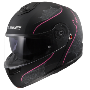 CASCO LS2 FF908 STROBE II LUX MATT BLACK PINK
