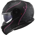 CASCO LS2 FF908 STROBE II LUX MATT BLACK PINK