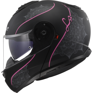 CASCO LS2 FF908 STROBE II LUX MATT BLACK PINK