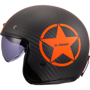 CASCO LS2 OF601 BOB II C STAR ORANGE