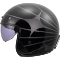 CASCO LS2 OF601 BOB II COSMIC BLACK GREY