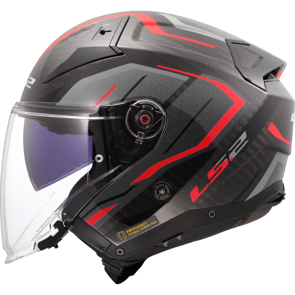 CASCO LS2 OF603 INFINITY II C URUS RED