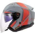 CASCO LS2 OF603 INFINITY II FOCUS GREY RED