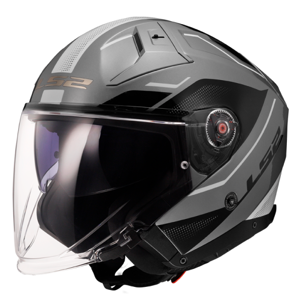 CASCO LS2 OF603 INFINITY II VEYRON GREY WHITE