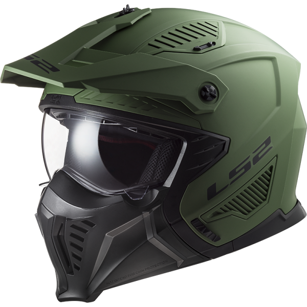 CASCO LS2 OF606 DRIFTER SOLID MATT MILITARY GREEN