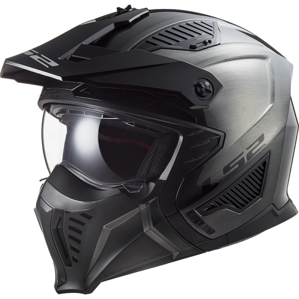 CASCO LS2 OF606 DRIFTER JEANS TITANIUM