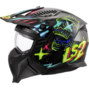 CASCO LS2 OF606 DRIFTER RAYZ BLACK BLUE