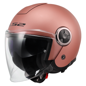 CASCO LS2 OF620 CLASSY SOLID MATT GOLD PINK