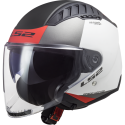 CASCO LS2 OF600 COPTER II URBANE MATT WHITE RED