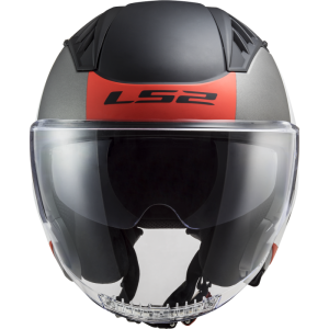 CASCO LS2 OF600 COPTER II URBANE MATT WHITE RED