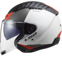 CASCO LS2 OF600 COPTER II URBANE MATT WHITE RED