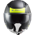 CASCO LS2 OF600 COPTER II URBANE MATT BLACK HI VIS YELLOW