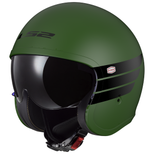 CASCO LS2 OF599 SPITFIRE RETRO MATT MILITARY GREEN
