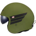 CASCO LS2 OF599 SPITFIRE RETRO MATT MILITARY GREEN
