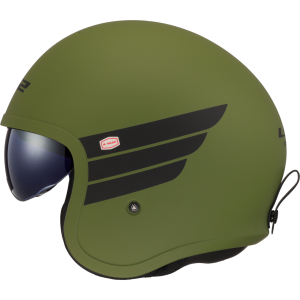 CASCO LS2 OF599 SPITFIRE RETRO MATT MILITARY GREEN