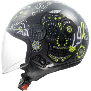 CASCO LS2 OF558 SPHERE II MAXCA GL BLACK HI VIS YELLOW