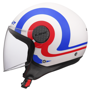 CASCO LS2 OF558 SPHERE LUX II URBY WHITE BLUE RED