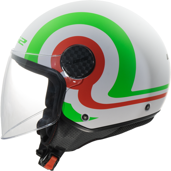 CASCO LS2 OF558 SPHERE LUX II URBY WHITE GREEN RED