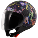 CASCO LS2 OF558 SPHERE II BLOOM BLUE PINK