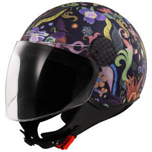 CASCO LS2 OF558 SPHERE II BLOOM BLUE PINK