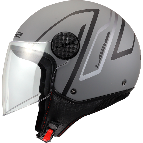 CASCO LS2 OF558 SPHERE LUX II MINIM BLACK GREY