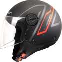 CASCO LS2 OF558 SPHERE LUX II MINIM BLACK RED