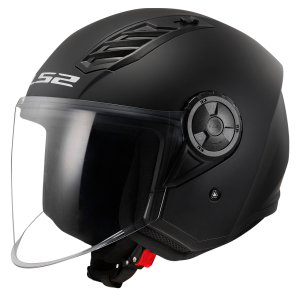 CASCO LS2 OF616 AIRFLOW II SOLID MATT BLACK