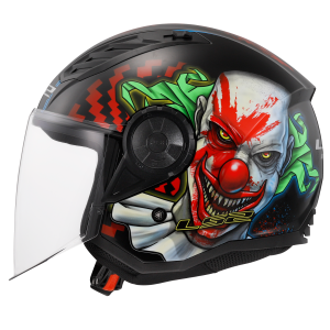 CASCO LS2 OF616 AIRFLOW II HAPPY DREAMS MATT BLACK